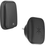 Sonnette sans fil, carillon et sonnette auto alimente sans batterie requise carillon de porte sans fil, ...