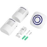 Sonnette sans fil detecteur de mouvement carillon de porte el�ctrique 36 m�lodies alarme de s�curit� ...