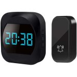 Sonnette sans fil  gnration automatique, horloge, sonnette sans fil tout - en - un, tlavertisseur, ...