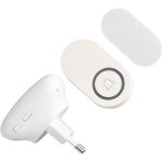 Sonnette sans fil, installation simple, cellule bouton d'accueil, sonnette sans fil longue distance, ...