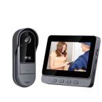 Sonnette sans fil pour maison intelligente avec caméra, visiophone sans fil, noir + écran?doit être branché ... Sonnette sans fil pour maison intelligente avec caméra, visiophone sans fil, noir + écran?doit être branché ...