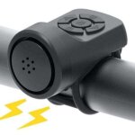 Sonnette de v�lo �lectrique, alarme de klaxon �lectronique sonnette de v�lo 120db, klaxon de v�lo de ...