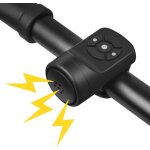 Sonnette de v�lo �lectrique, alarme de klaxon �lectronique sonnette de v�lo 120db, �tanche ipx4 klaxon ...