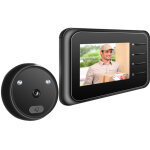 Sonnette vid�o avec judas, cam�ra de porte et moniteur sans fil. vision nocturne num�rique, prise de ...