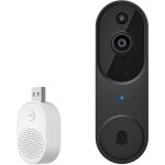 Sonnette vido sans fil avec vision nocturne 1080p, dtecteur de mouvement, sonnette de porte rsistante ...