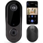 Sonnette vidéo sans fil wifi avec carillon, audio bidirectionnel, caméra de sécurité hd, vidéo en temps ... Sonnette vidéo sans fil wifi avec carillon, audio bidirectionnel, caméra de sécurité hd, vidéo en temps ...