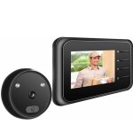 Sonnette wifi visionneuse de porte camra porte judas camra de porte sonnette avec moniteur sans fil ...