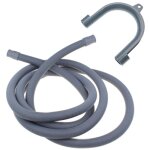 Sos accessoire tuyau d'vacuation d'eau universel avec sorties droites 18 - 22mm (l3000mm) pour lave ...