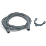 Sos accessoire tuyau d'�vacuation d'eau universel avec sorties droites 22 - 29mm (l2000mm) pour lave ...
