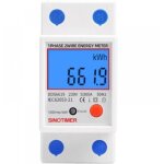 Sous compteur �lectrique monophas�, 80a max modulaire, simple tarif, affichage lcd