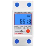 Sous compteur �lectrique monophas�, certifi� mid, 45a max modulaire, simple tarif, affichage lcd.