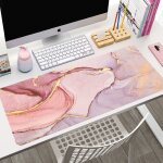 Sous - main bureau en cuir pu, 60 x30cm double c�t� tapis de bureau, imperm�able tapis de clavier et ...