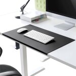 Sous - main de bureau extra large en cuir pu avec rebord, tapis de bureau �tanche avec protection des ...
