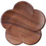 Feiyue - sous - verre en bois en forme de fleur pour tasse  th, tapis de table  manger rsistant  ...