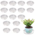 Soucoupe pot fleur 30 pi�ces soucoupe plante plastique ronde soucoupe plastique coupelle pot de fleur ...