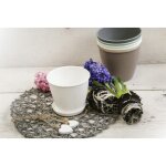 Soucoupe pour pot de fleurs en plastique blanc azalea 13 cm