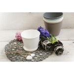 Soucoupe pour pot de fleurs en plastique gris azalea 13 cm