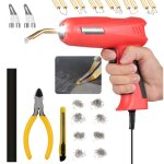 Soudeur plastique 150 w, agrafeuse  chaud portative 2 en 1, agrafeuse  chaud 800 pices, 10 tiges de ...