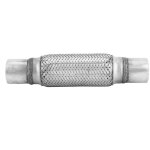 Soudure sur tuyau d'chappement en acier inoxydable, 51x300mm, tube de sortie d'air tress universel