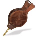 Soufflet en bois, souffleur d'air pour barbecue et cheminée, 47 cm, design rustique, marron / or - relaxdays ... Soufflet en bois, souffleur d'air pour barbecue et cheminée, 47 cm, design rustique, marron / or - relaxdays ...