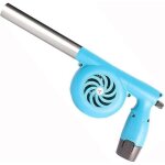 Soufflet de chemin�e �lectrique, souffleur d'air pour barbecue, ventilateur de cuisson ext�rieur portable, ...