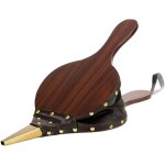 Soufflet relaxdays, souffleur d'air pour barbecue et chemine, 40 cm, design rustique, soufflet  main, ...