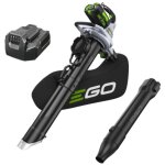 Souffleur aspirateur broyeur 3 en 1 56v sans fil, avec batterie 5ah et chargeur - ego lv5004e