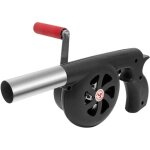 Souffleur pour barbecue, souffleurs portables  manivelle, soufflet d'allumage rapide briquet de cuisine ...