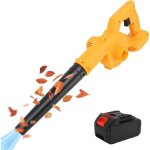 Souffleurs de feuilles avec batterie 4, 0 ah 21 v et chargeur rapide, 20 000 tr / min, aspirateur souffleur ...