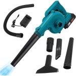 Souffleur de feuilles avec batterie et chargeur, aspirateur électrique sans fil 21 v 23 000 tr / min, ... Souffleur de feuilles avec batterie et chargeur, aspirateur électrique sans fil 21 v 23 000 tr / min, ...