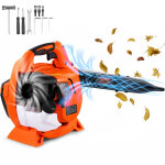 Souffleur de feuilles a essence, 26 cc, souffleur de neige portatif 2 temps reservoir de carburant, volume ...