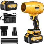 Souffleur de feuilles sans fil - 170 000 tr / min - aspirateur souffleur �lectrique - souffleur � batterie ...