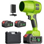 Souffleur ultra l�ger, ultra puissant, souffleurs � turbine sans fil 2. 0, comprend les piles, le souffleur ...