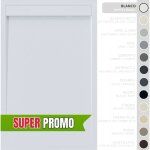 Soulbath receveur de douche - r�sine - gel coat - texture lisse / pierre - antid�rapant - couleur blanc ...