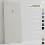 Soulbath receveur de douche - r�sine - gel coat - texture lisse / pierre - antid�rapant - couleur blanc ...