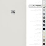 Soulbath receveur de douche - r�sine - gel coat - texture lisse / pierre - antid�rapant - couleur blanc ...