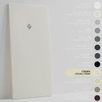 Soulbath receveur de douche - r�sine - gel coat - texture lisse / pierre - antid�rapant - couleur cr�me ...