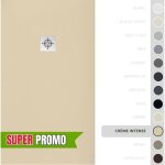 Soulbath receveur de douche - rsine - gel coat - texture lisse / pierre - antidrapant - couleur crme ...