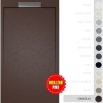 Soulbath - receveur de douche - résine - gel coat - texture lisse / pierre - chocolat - antidérapant ... Soulbath - receveur de douche - résine - gel coat - texture lisse / pierre - chocolat - antidérapant ...