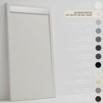 Soulhome receveur de douche - r�sine - gel coat - texture lisse / pierre - antid�rapant - couleur blanc ...