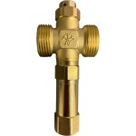Soupape antigel 1  mle laiton - clapet intgr, valve automatique, cartouche thermosensible ? ouverture ...
