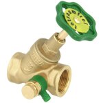 Soupape  sige inclin 3 / 8'' ff avec purge et broche montante