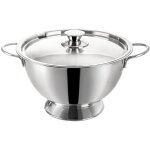 Soupire de table en acier avec couvercle, rcipient de service pour soupe, 4, 5 l
