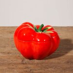 Soupire tomate cramique 12x16x15cm