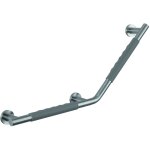 Barre d'appui 135 comfort grip en acier bross gauche