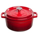 Sourcing casserole �maill�e grand feu rouge 3, 5 l