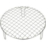 Sourcing map grille de cuisson ronde de 17, 8 cm, grille de mise en conserve en acier inoxydable avec ...