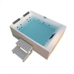 Home deluxe - spa d'extrieur nimbus pure - sans escalier et couverture thermique