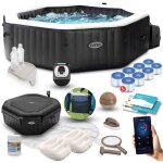 Spa gonflable avec hydromassage pour 6 personnes, kit intex 28462