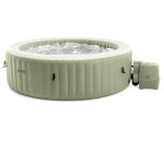 Spa gonflable purespa olive rond bulles 6 places - intex